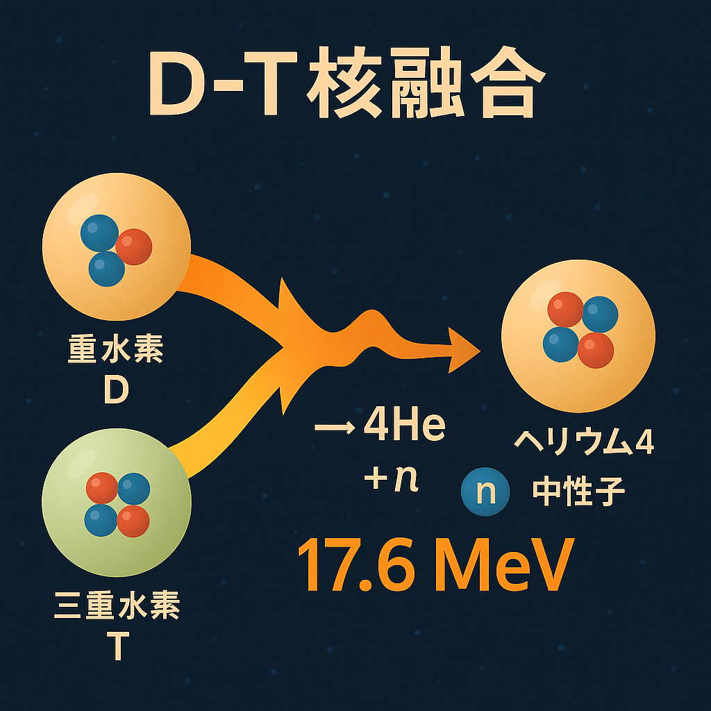核融合で一番可能性が高いのは重水素とトリチウムによるものなのか？
